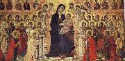 unknow artist Throne of the Virgin and Child with Saints oil painting reproduction